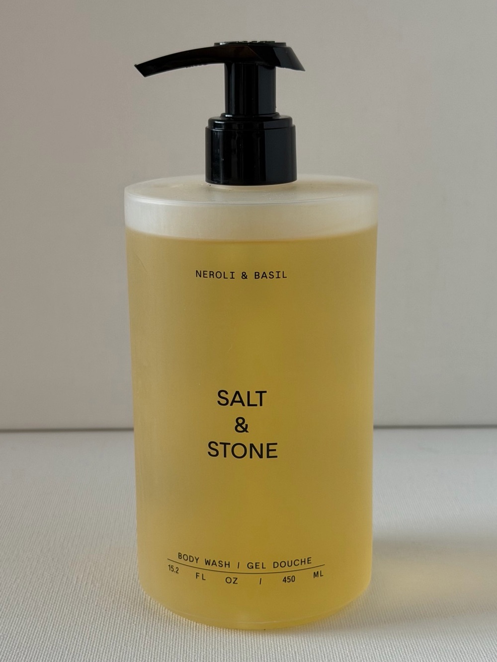 Salt and Stone Neroli & Basil Body Wash - 15.2 fl oz / 450 ml - New No Box